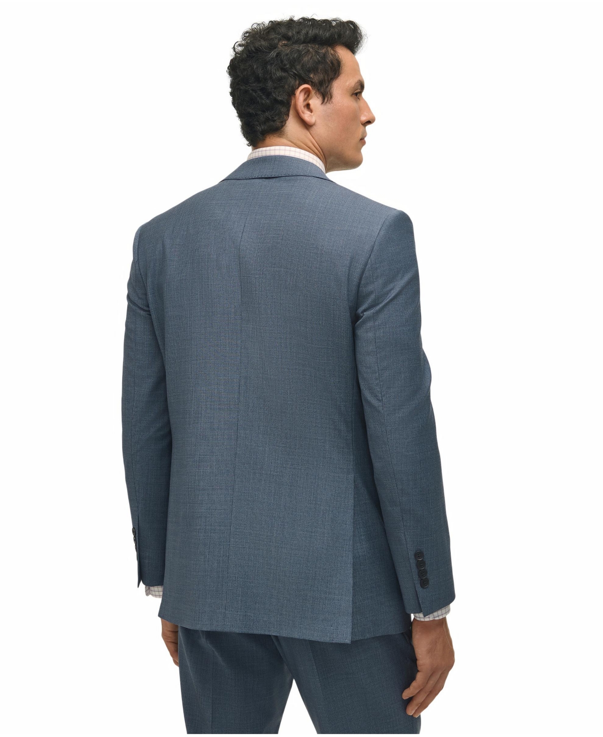 B by Brooks Brothers Men's Classic-Fit Wool Blend Suit Separates Jacket