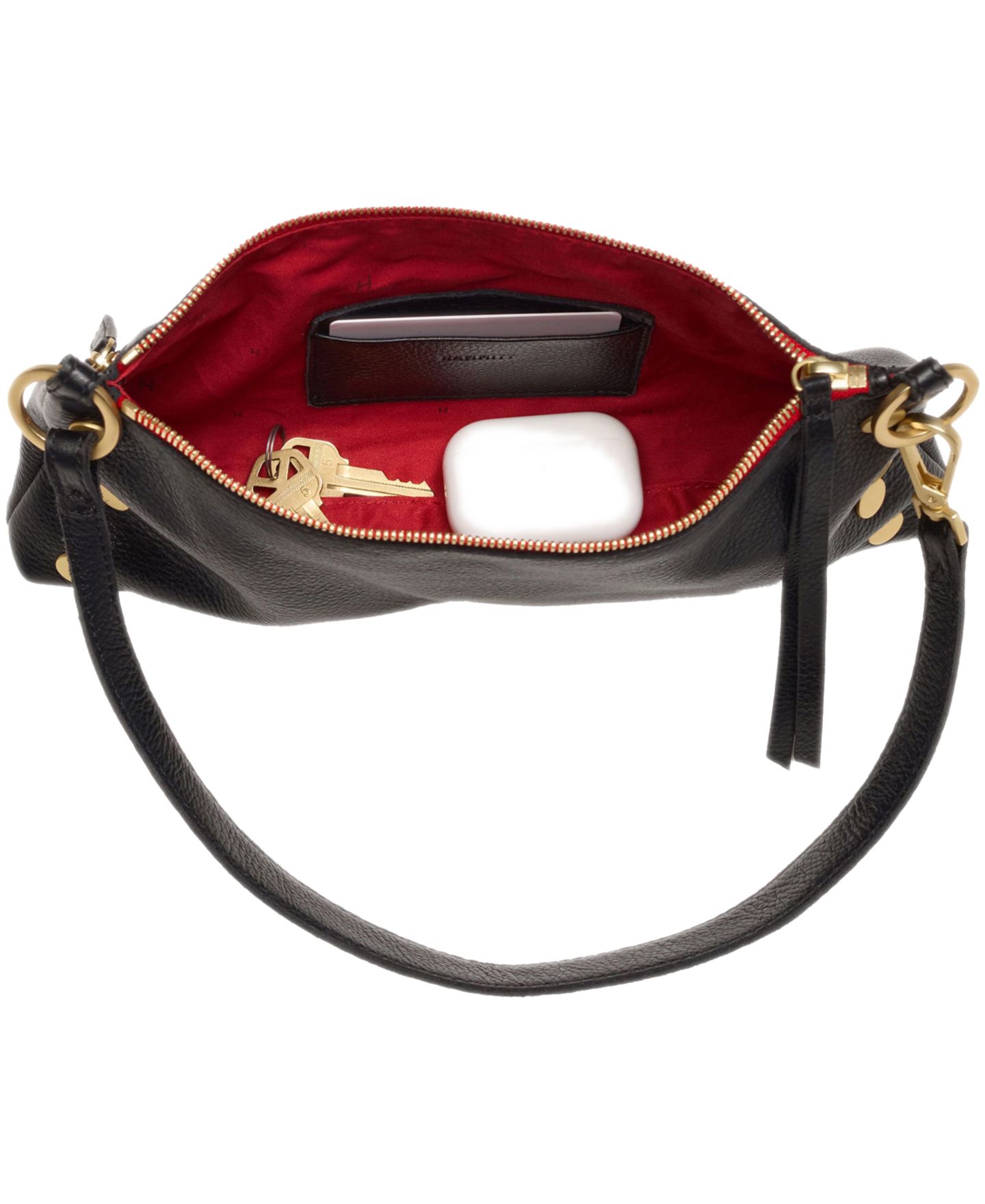 Женская сумка Hammitt Kyle Medium Shoulder Handbag, цвет: Чёрный — фото 5