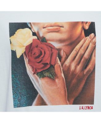 Women's White Graphic Print Half Sleeve T-Shirt