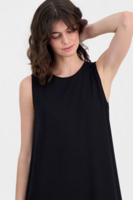 Women's Stretch Jersey Knit Round-Neck Dress
