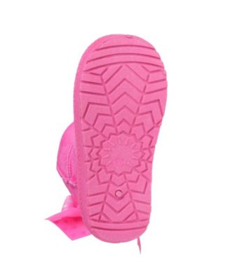 Girls' Toddler 5T-10T Bow Detail Winter Boots