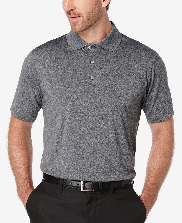 PGA TOUR Men's Heathered Golf Polo Shirt Macy's