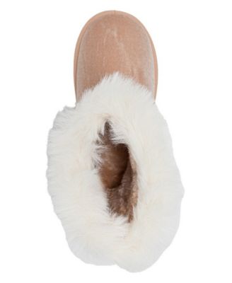 Girls' 1-13 Collared Rhinestone Boots