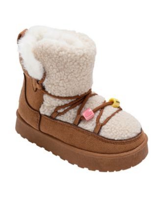 Girls' Toddler 5T-10T Lace-Up Winter Boots