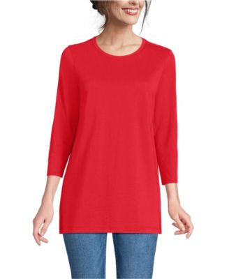 Women's 3/4 Sleeve Cotton Supima Tunic