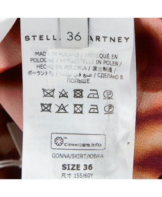 Women's Pink/brown Leopard Print Silk Flared Midi Skirt