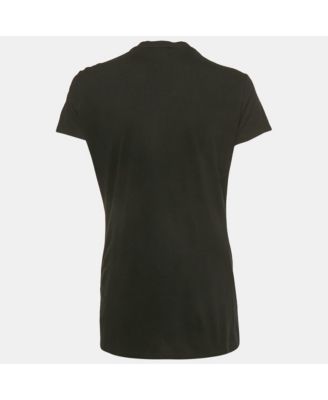Women's Pearl And Crystal Detail Jersey Crewneck T-Shirt