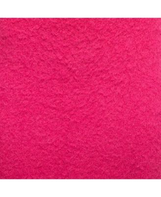 Women's Hot Pink Mohair Blend Knit Pencil Skirt