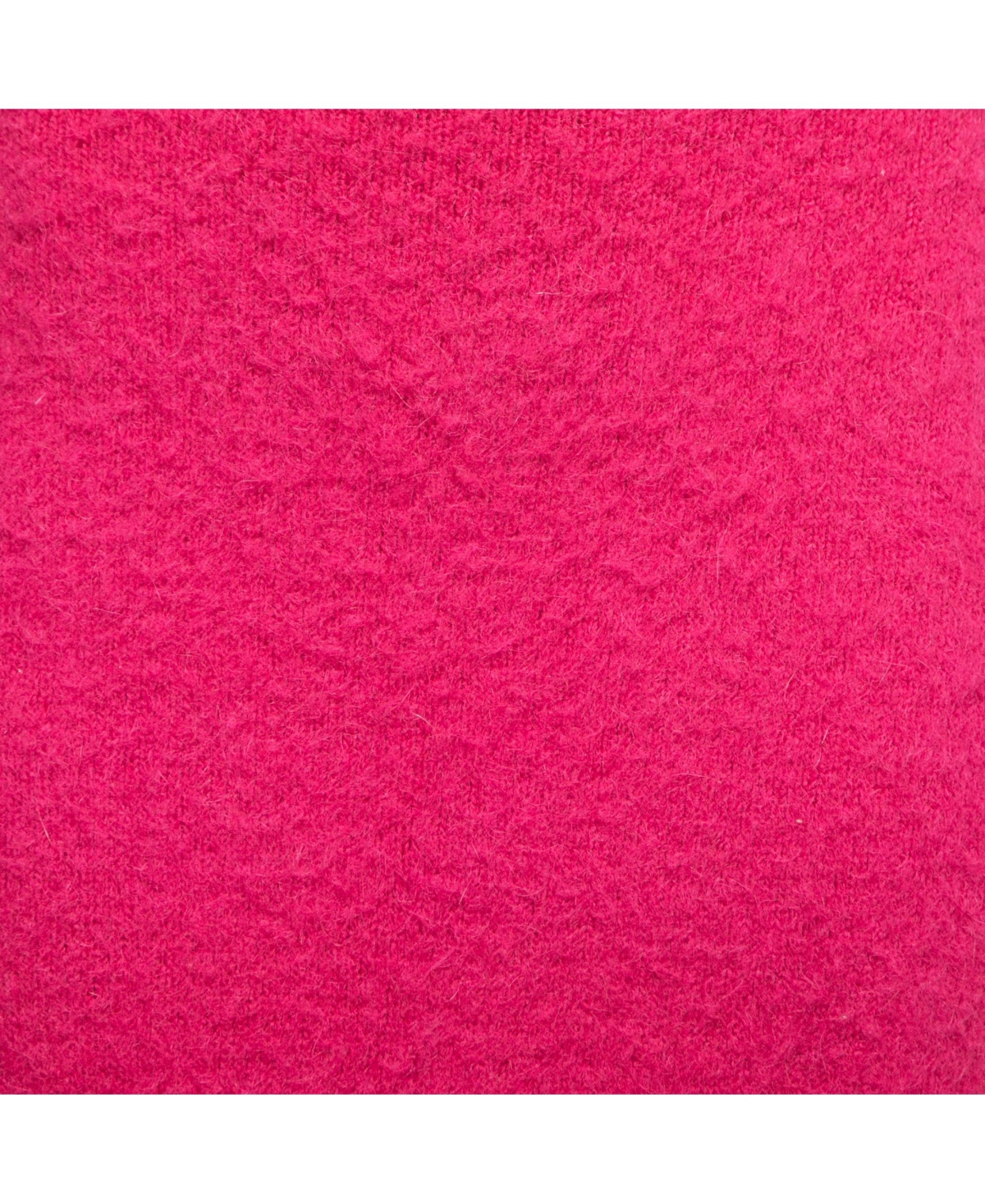 Pre-Owned Versace Women's Hot Pink Mohair Blend Knit Pencil Skirt