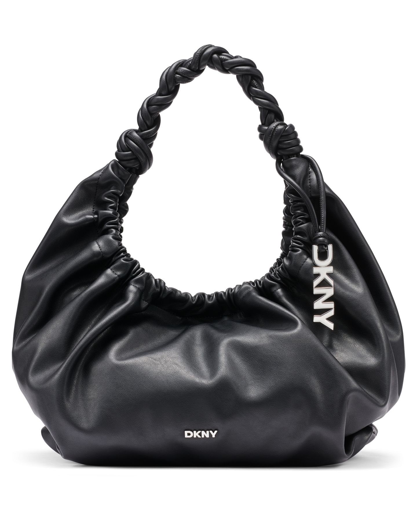 Женская сумка DKNY Pia Extra-Large, цвет: Чёрный / Серебряный — фото 1