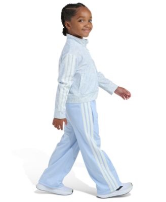 Girls' 2T-6X Stripe Printed Jacket and Pants, 2-Piece Set