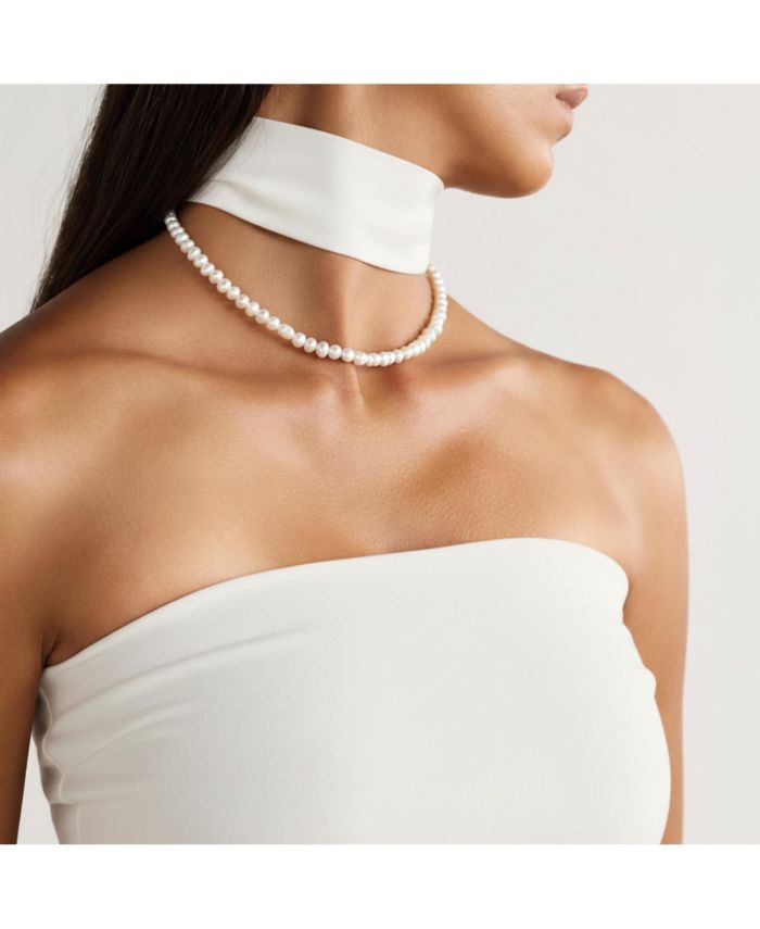 Joey Baby 9-11 mm Freshwater Baroque Pearl Necklace with 18K Plated Clasp