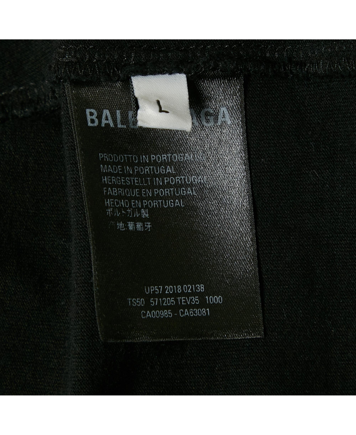 Pre-Owned Balenciaga Women's Eiffel Tower Crystal Jersey T-Shirt