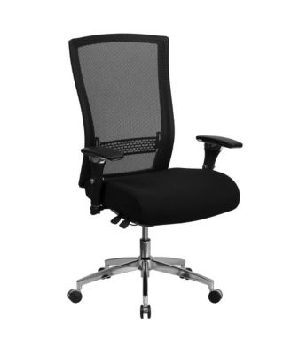 24/7 300 lb. Rated High Back Swivel Seat Slider Lumbar Ergonomic Office Chair