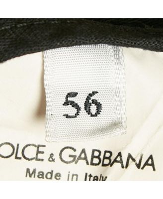 Men's Black Cotton Tailored Trousers