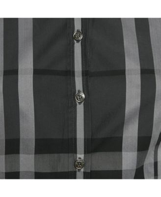 Women's Monochrome Checkered Cotton Shirt