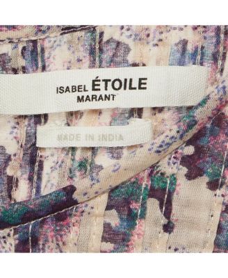 Women's Etoile Multicolor Printed Cotton Ruffled Ilayona Top