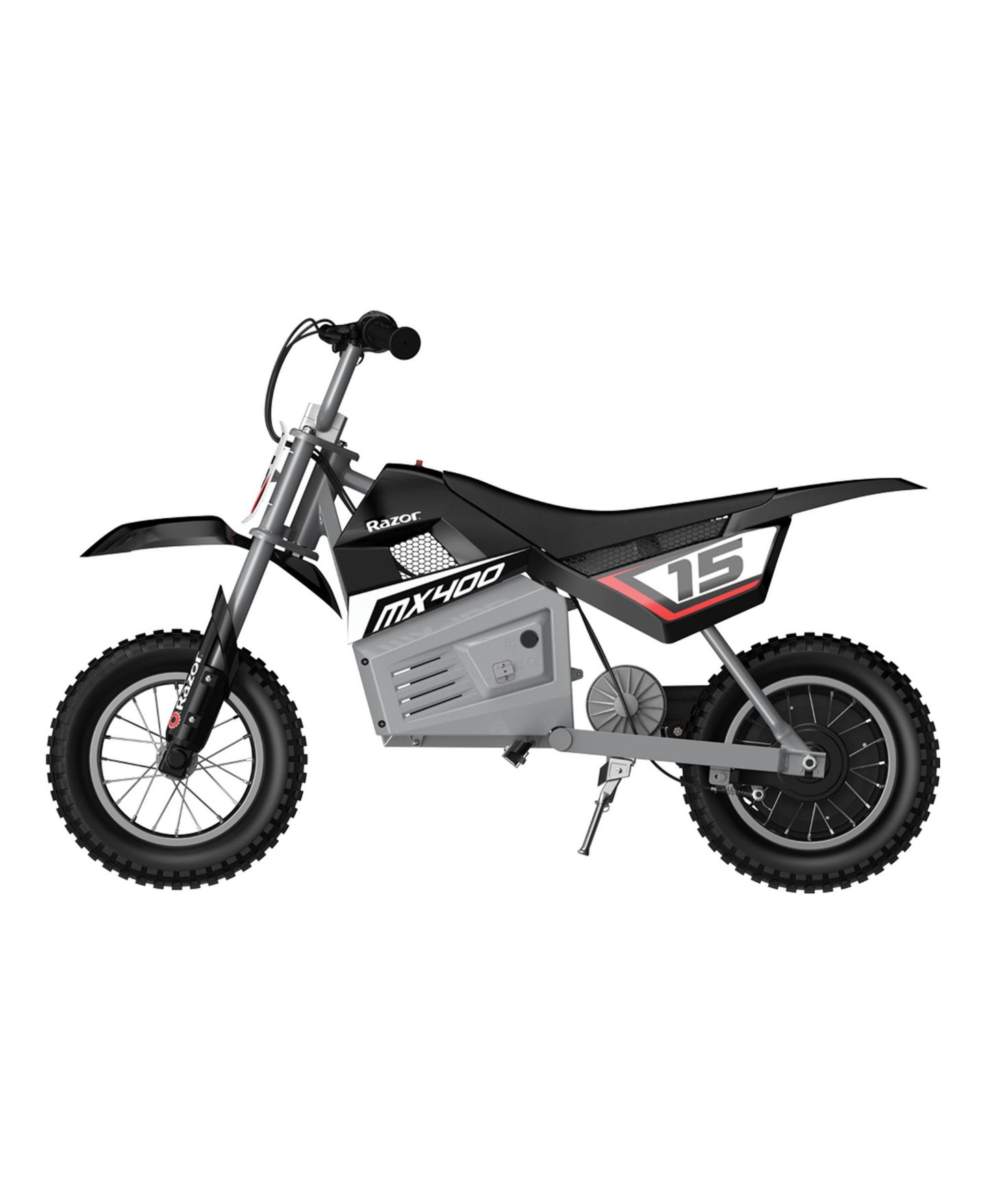 Детская игрушка Razor MX400 Dirt Rocket 24V Electric Motocross Dirt Bike, Up to 140 lbs, Ages 8+ — фото 2