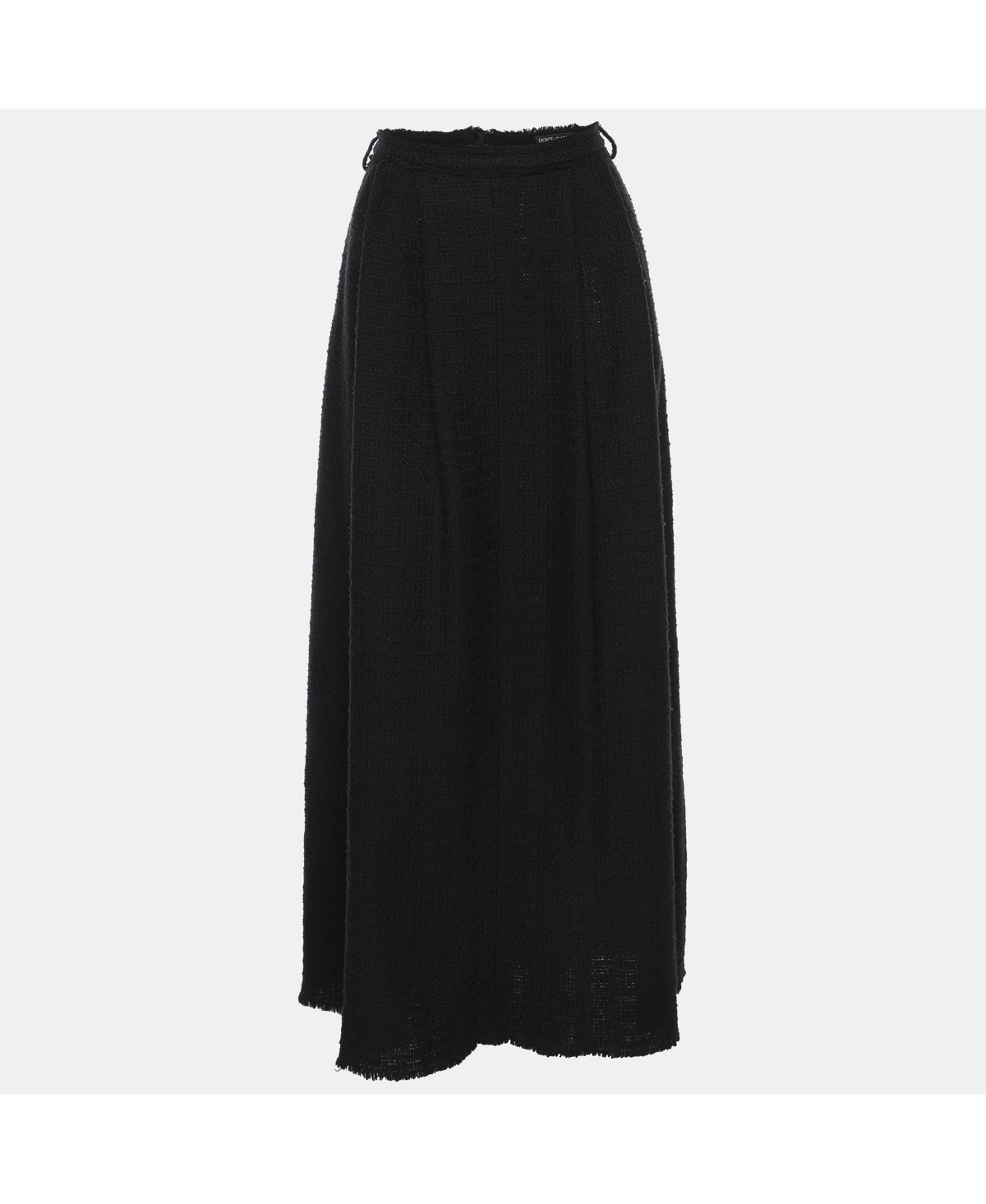 Pre-Owned Dolce & Gabbana Women's Black Tweed Maxi Skirt