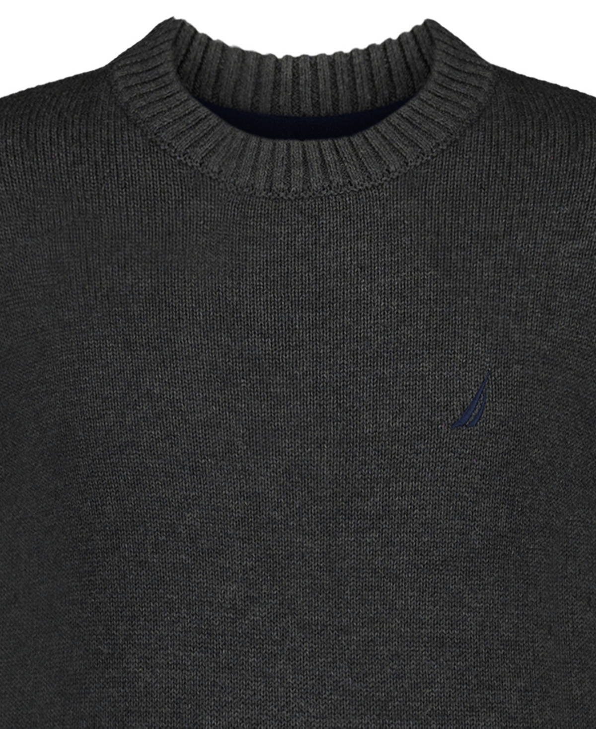 Nautica Boys' 8-20 J Class Solid Crew Sweater