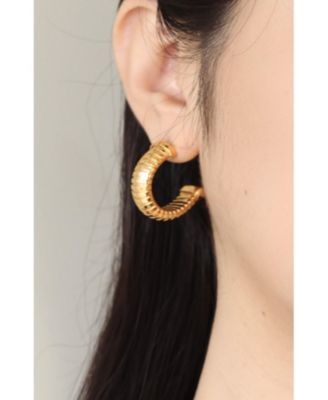 Gold Minimalist Hoop Earrings