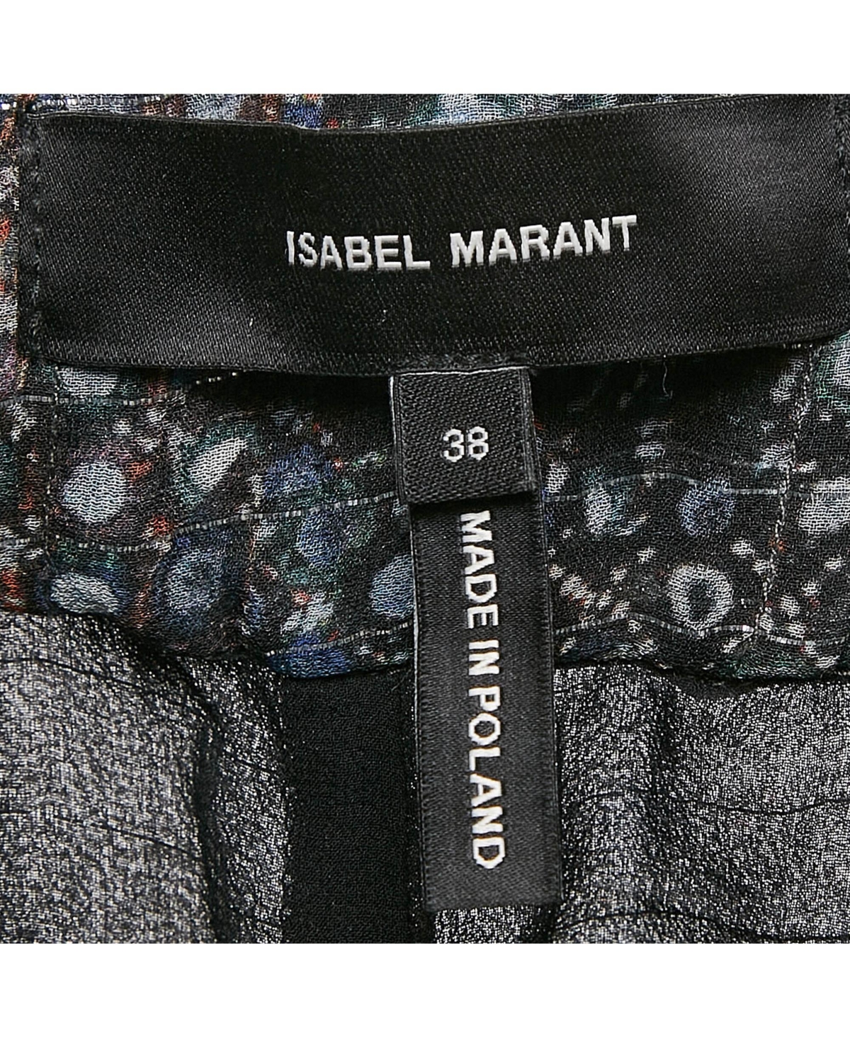 Pre-Owned Isabel Marant Women's Multicolor Printed Lurex Silk Short