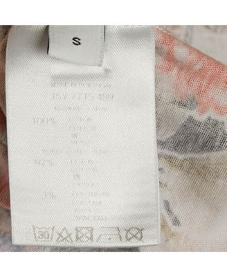 Women's Floral Print Jersey Crewneck T-Shirt