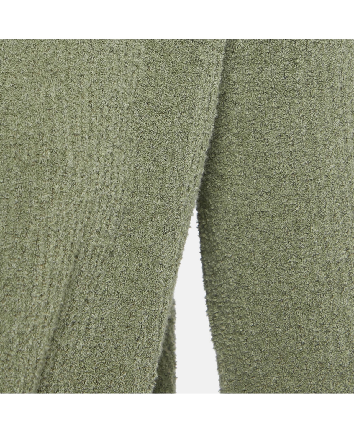 Pre-Owned Jacquemus Women's Light Khaki Cotton Blend Plunge Neck Le Gilet Noué Cardigan