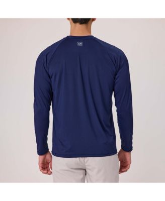 Men's Heritage Navy LS Outbound Tee