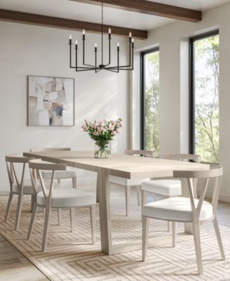 Dwell 7-Pc. Rectangular Table Dining Set with 6 Side Chairs