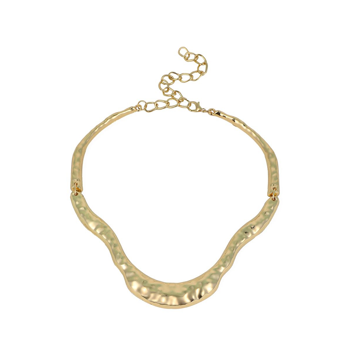 Women's The Hammered-Horn Collar Necklace - California Gold