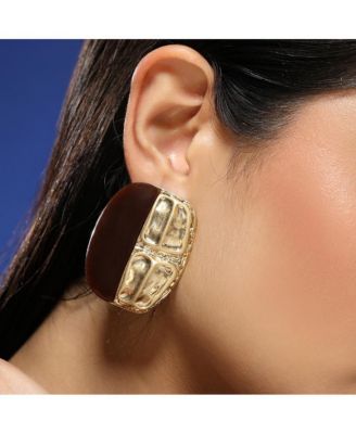 Women's The Nefertiti Statement Earrings - Antique Gold