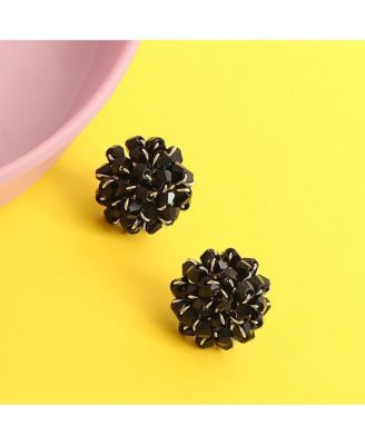 Women's Gold Dahlia Stud Earrings