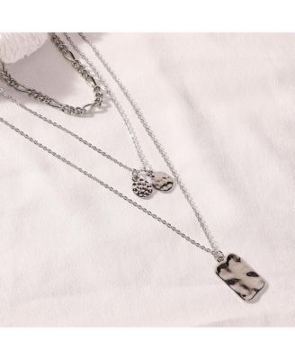 Women's The Dented Charm Multi-Layer Necklace