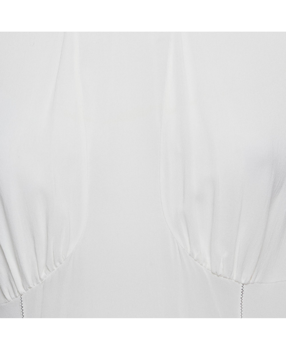 Pre-Owned Dolce & Gabbana Women's Chiffon Ruffled Blouse