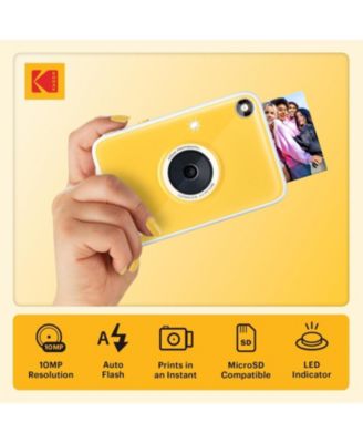 Printomatic+ Instant Camera Bundle (Yellow) 10MP w/ Pink Case & 20 Zink Paper