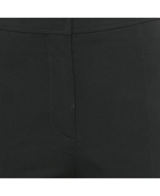 Women's Crepe Cut-Out Zipper Detail Trousers