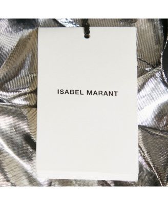 Women's Metallic Lam&eacute Gathered Mini Skirt