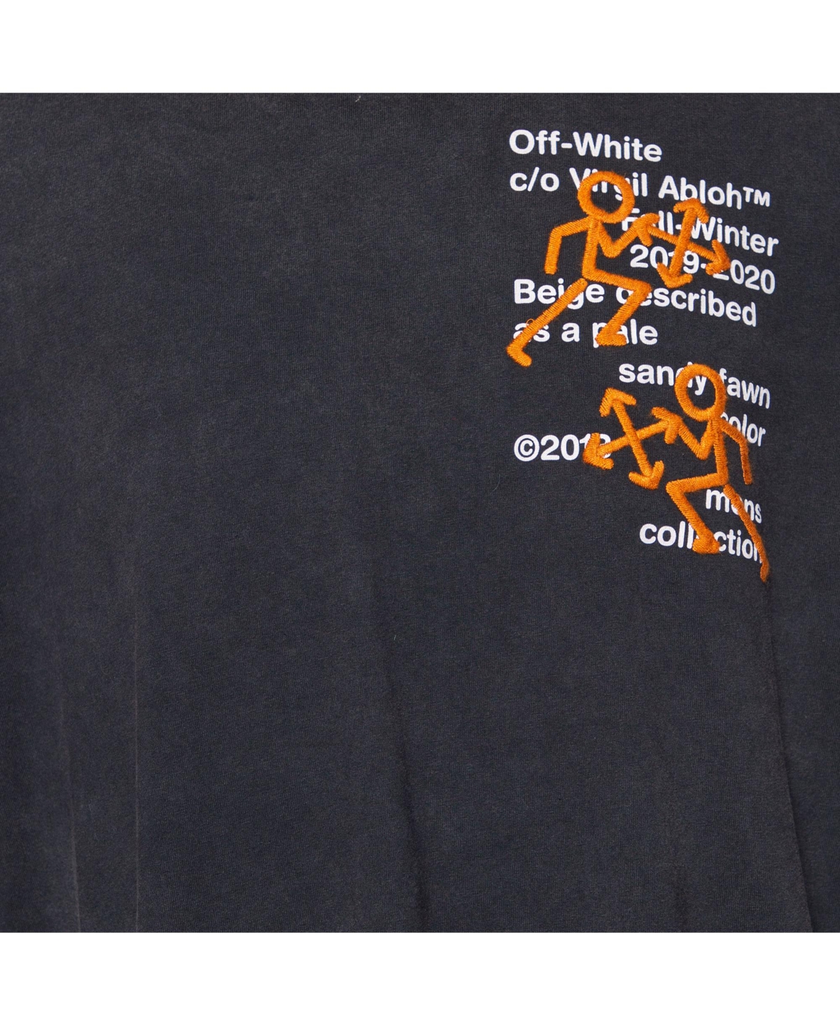 Pre-Owned Off-White Men's Pre-Owned Terry Knit Pictogram Incompiuto Sweatshirt