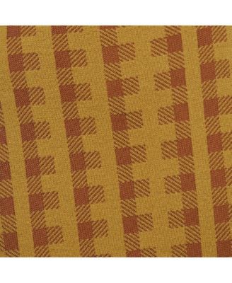 Women's Checked Knit Midi Skirt