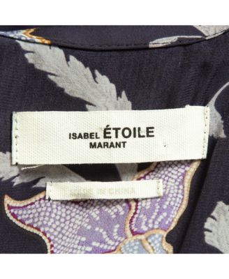 Women's Etoile Floral Print Crepe Oxel Blouse