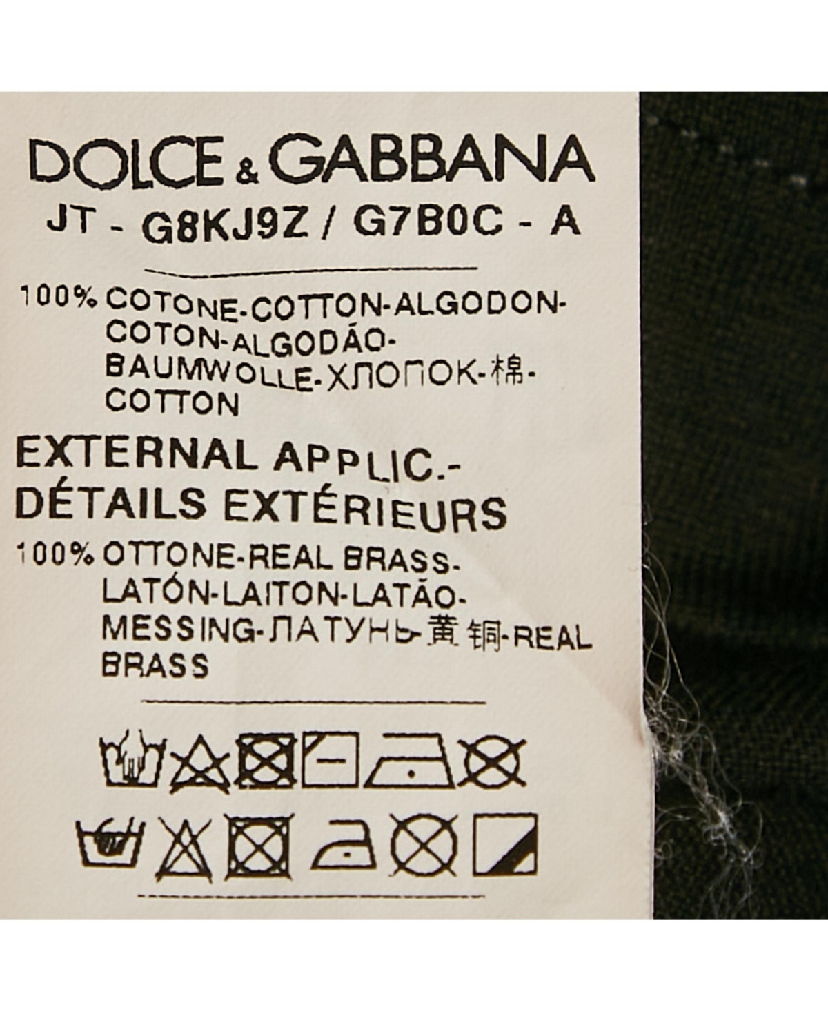 Pre-Owned Dolce & Gabbana Men's Jersey Crewneck T-Shirt