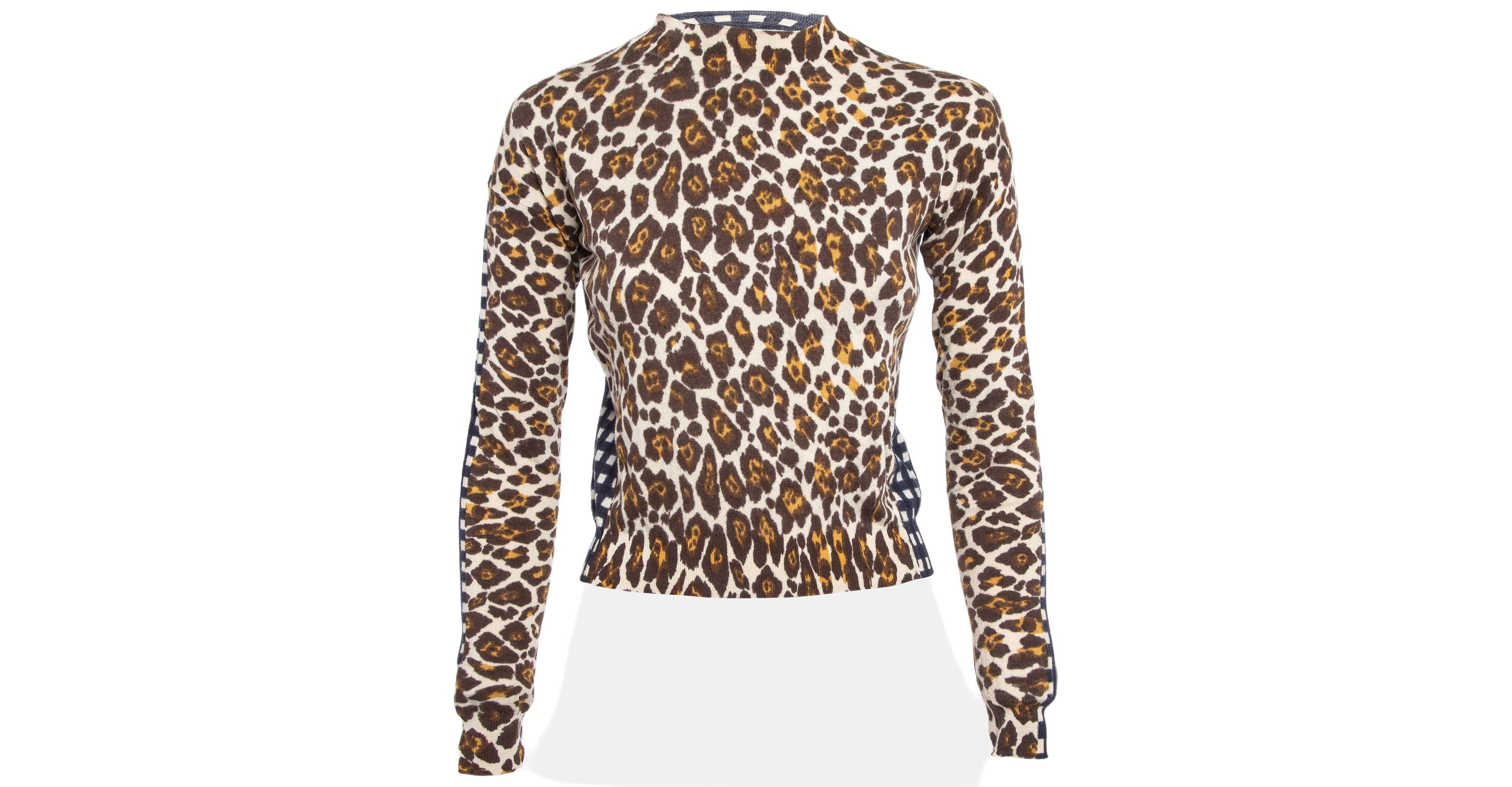 Pre-Owned Stella Mccartney Women's Multicolor Printed High Neck Knit Top