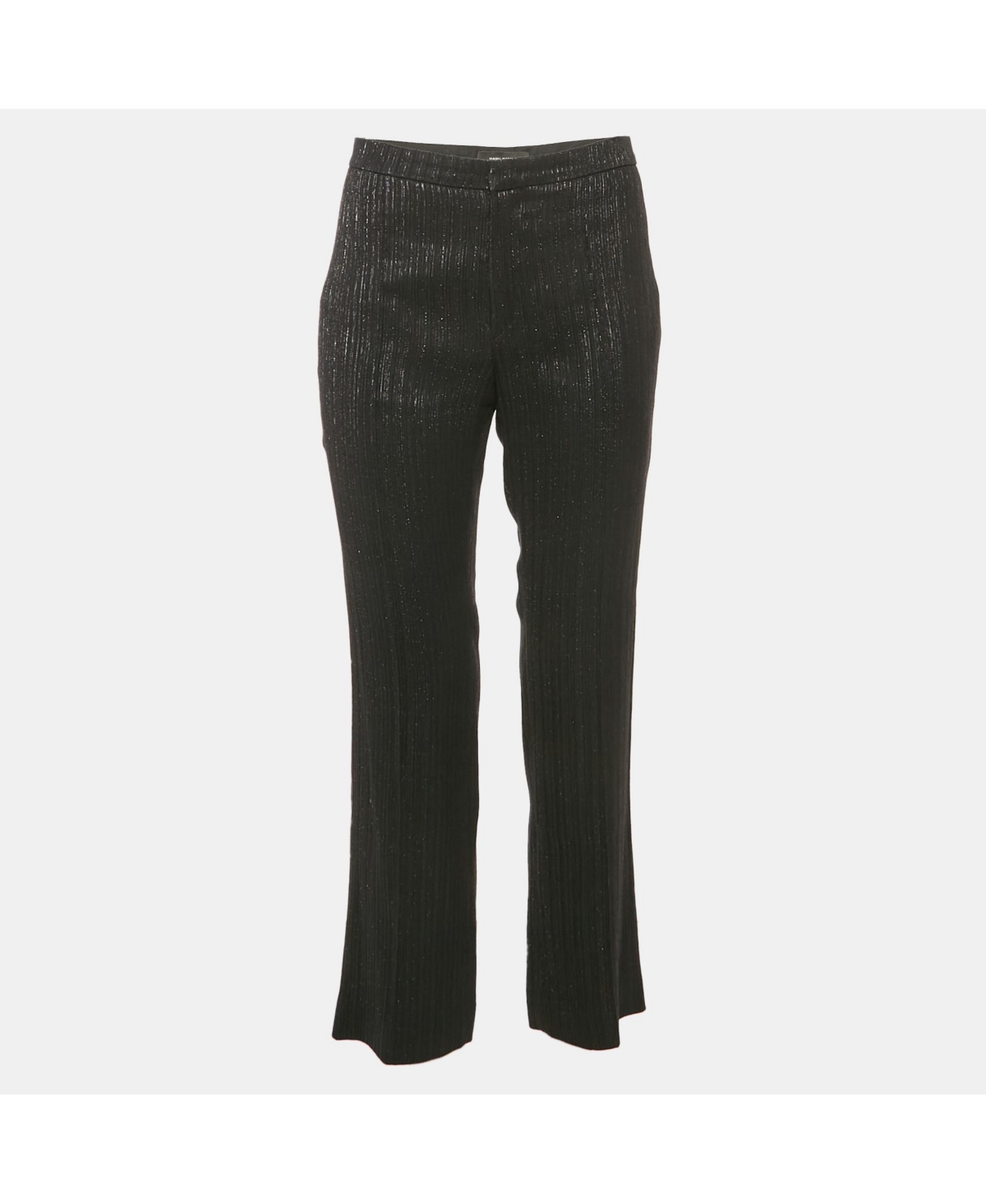 Pre-Owned Isabel Marant Women's Black Lurex Trousers