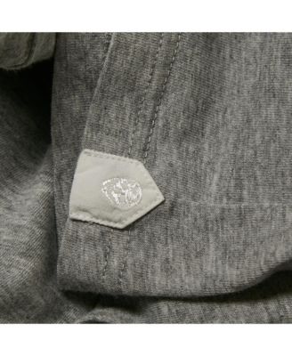 Women's Grey Cotton Skull Print Crew Neck T-Shirt