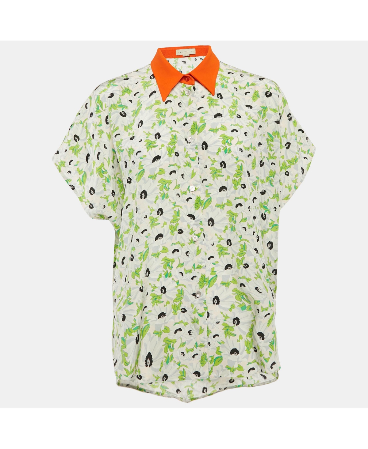 Pre-Owned Stella Mccartney Women's Black Crepe Fringe Detail Sleeveless Top