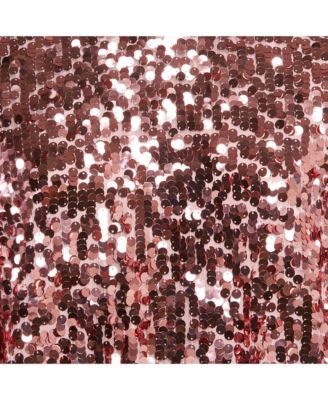 Women's Pink Sequin Tulle Logo Detail Pullover