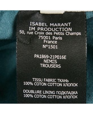 Women's Etoile Blue Cotton Nemes Elasticated Pants