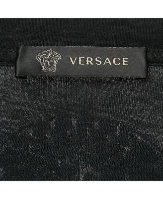 Women's Black Logo Print Cotton T-Shirt