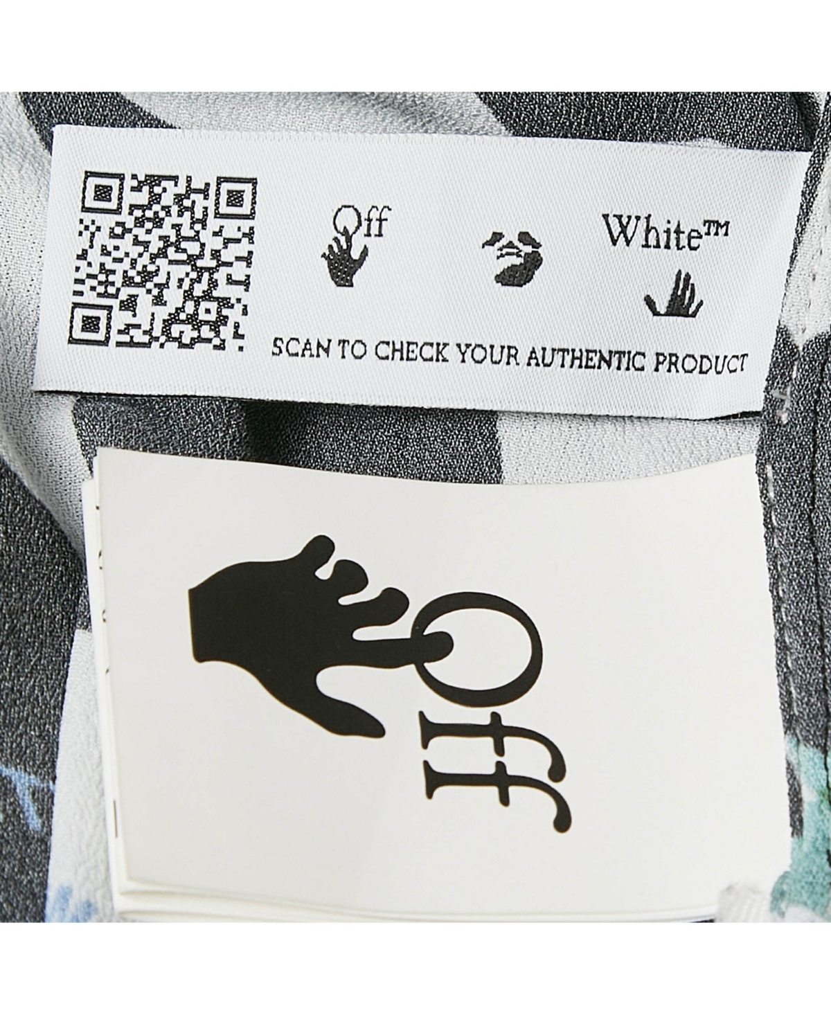 Pre-Owned Off-White Women's Check Floral Print Crepe Shirt